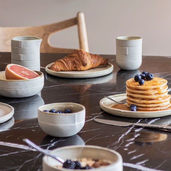 Białe kamienne kubki zestaw 2 szt. 0.3 l Sand Grain – Mette Ditmer Denmark-image-4