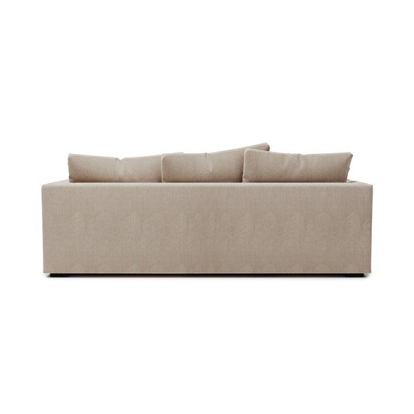 Kremowa sztruksowa sofa 220 cm Comfy – Scandic-image-2