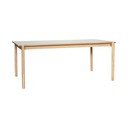 Stół z litego drewna dębowego 107x190 cm Oblique – Hübsch