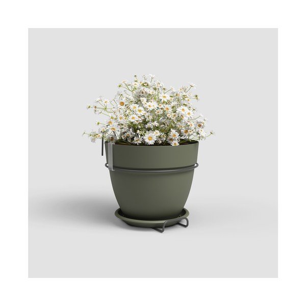 Wisząca doniczka z plastiku z recyklingu ø 20 cm Capri – Artevasi-image-1