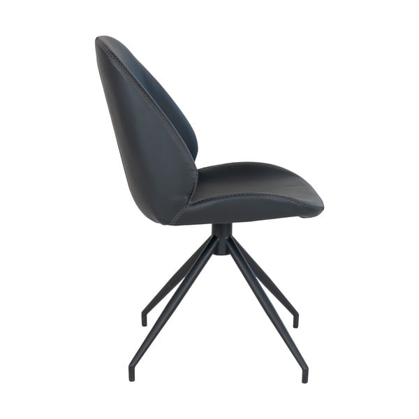 Czarne krzesła zestaw 2 szt. Monte – House Nordic-image-3