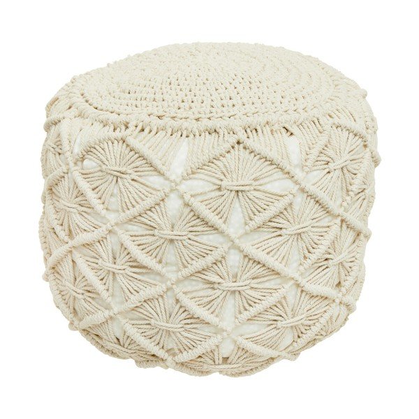 Puf w naturalnym kolorze West Village – Premier Housewares-image-1