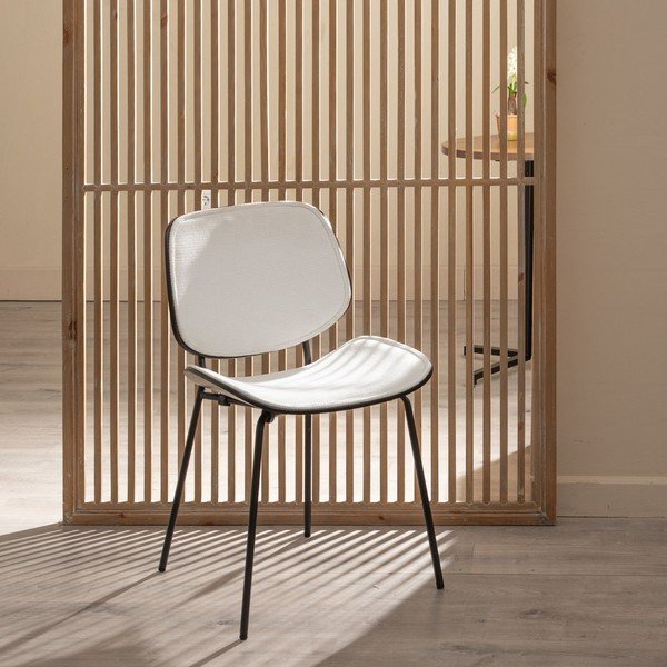 Białe krzesła zestaw 2 szt. Elio – Ixia-image-1