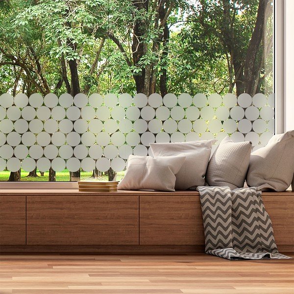 Zestaw naklejek na okno 50 szt. 10x10 cm Clackout Circle – Ambiance-image-1