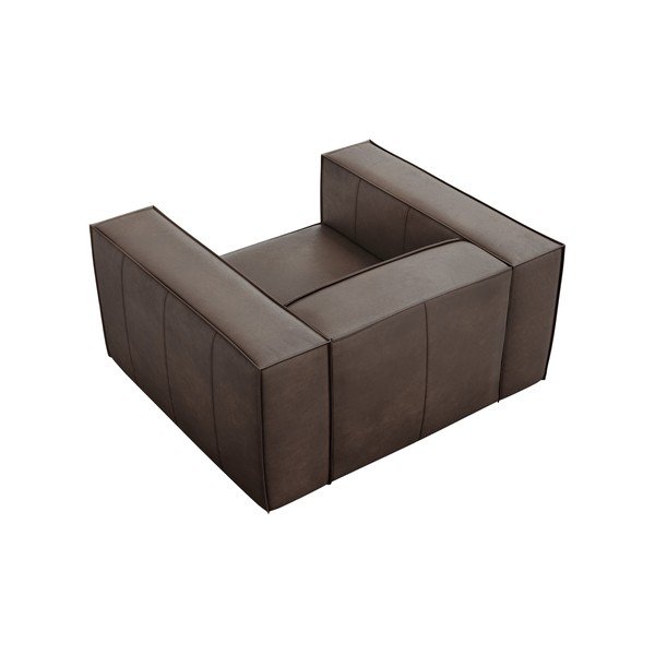 Brązowy skórzany fotel Madame – Windsor & Co Sofas-image-4