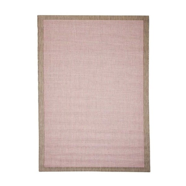 Różowy dywan odpowiedni na zewnątrz Floorita Chrome, 160x230 cm