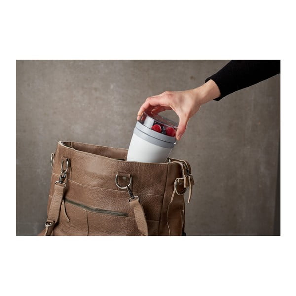 Turkusowy pojemnik śniadaniowy na jogurt Mepal Ellipse-image-2