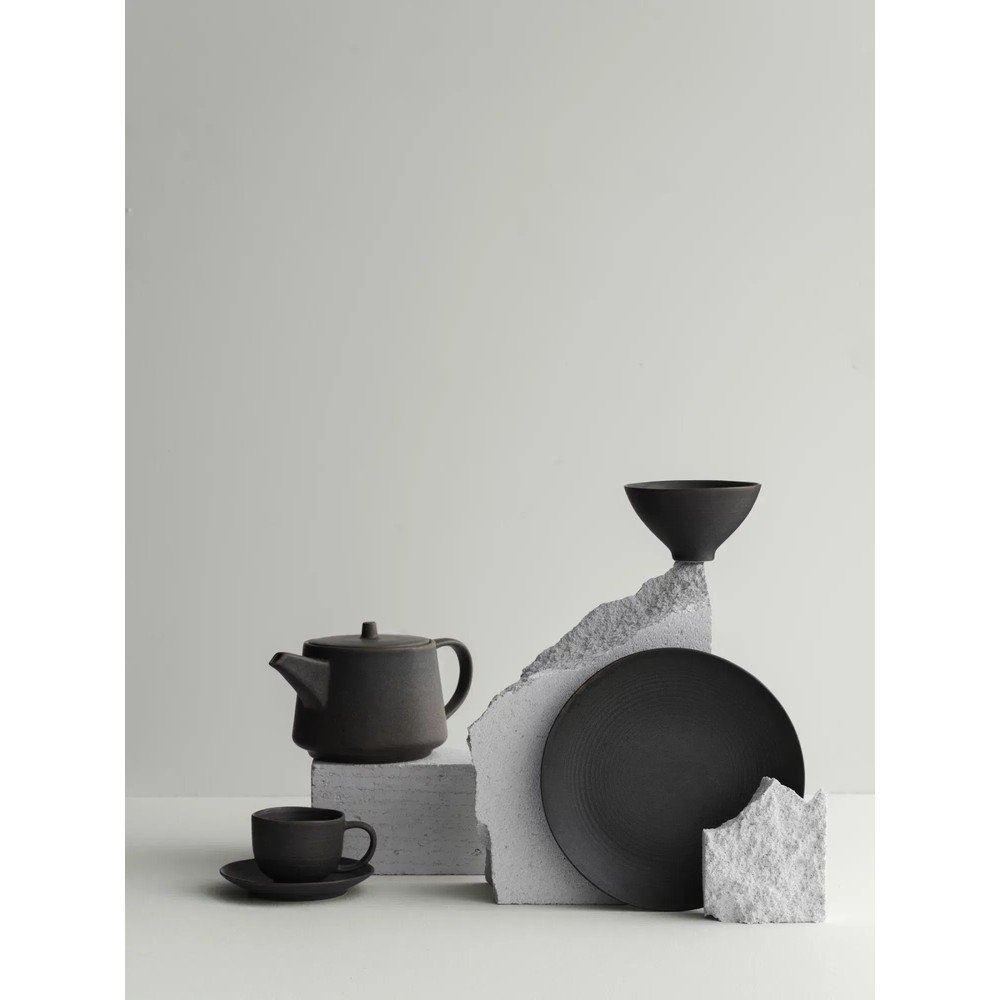 Ciemnobrązowy ceramiczny talerz deserowy ø 21 cm Kumi – Blomus (zdjęcie 5)