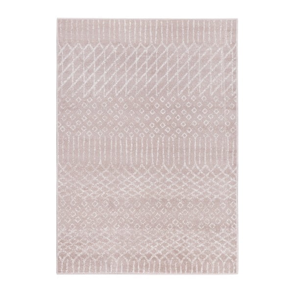 Różowy dywan Mazzini Sofas Leaf, 200x290 cm