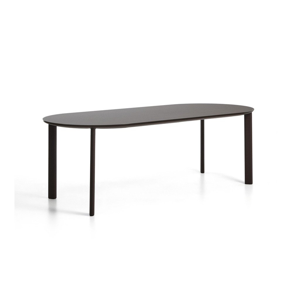 Stół ogrodowy ze szklanym blatem 100x230 cm Erice – Kave Home