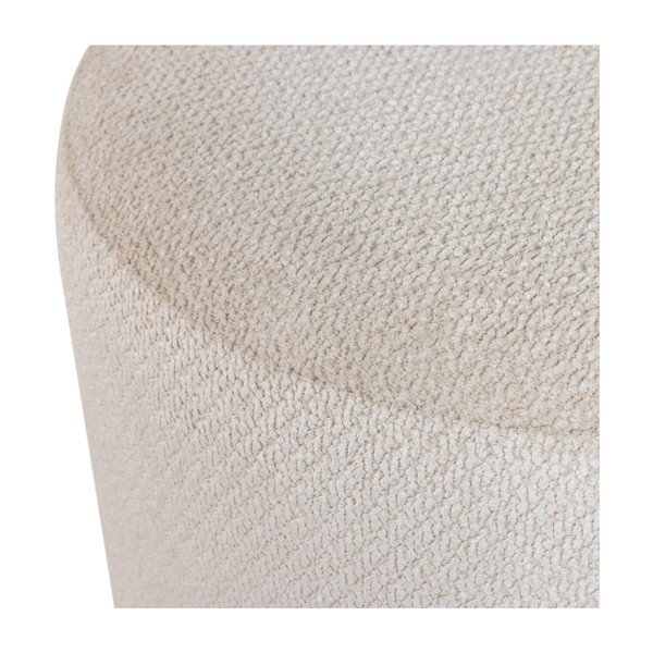 Beżowy puf z materiału bouclé Islen – WOOOD-image-4