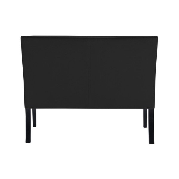 Czarna sofa 2-osobowa Micadoni Home Mauricio-image-1
