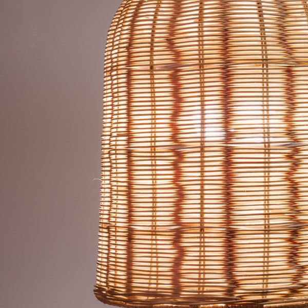 Rattanowa lampa wisząca SULION Babel, wys. 135 cm-image-2