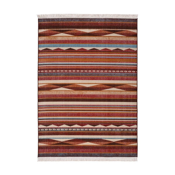 Czerwony dywan Universal Caucas Stripes, 80x150 cm