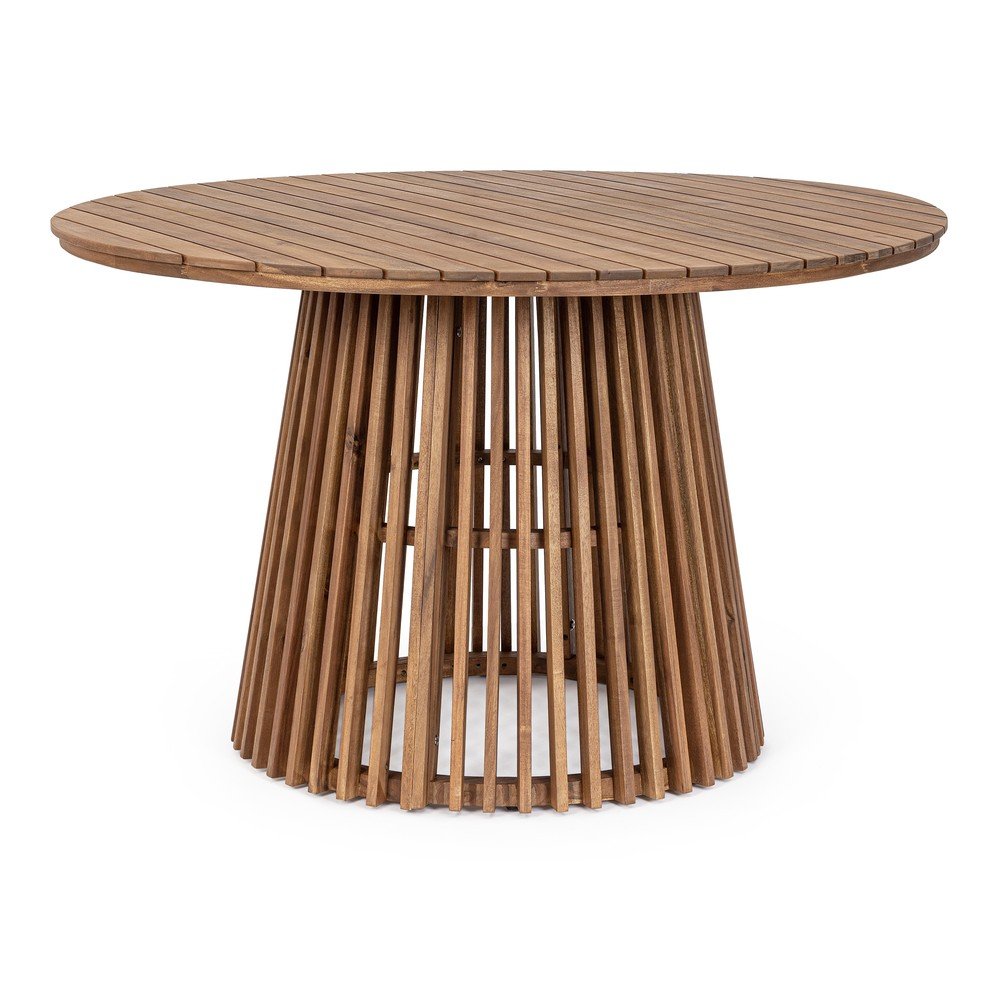 Okrągły stół ogrodowy z litego drewna akacjowego ø 120 cm Rodano – Bizzotto