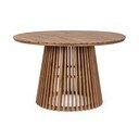 Okrągły stół ogrodowy z litego drewna akacjowego ø 120 cm Rodano – Bizzotto