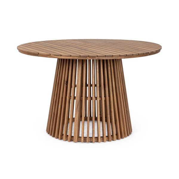 Okrągły stół ogrodowy z litego drewna akacjowego ø 120 cm Rodano – Bizzotto