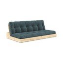 Niebieska sztruksowa rozkładana sofa 196 cm Base – Karup Design