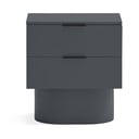Antracytowa szafka nocna Totem – Teulat