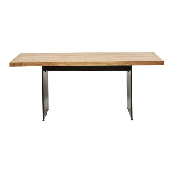 Stół do jadalni z blatem z drewna akacjowego Kare Design Madison, 180x90 cm