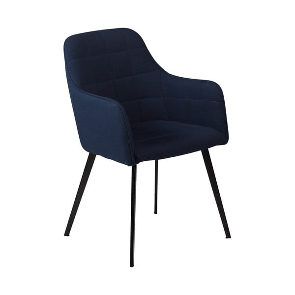 Granatowe krzesło z podłokietnikami DAN–FORM Denmark Embrace
