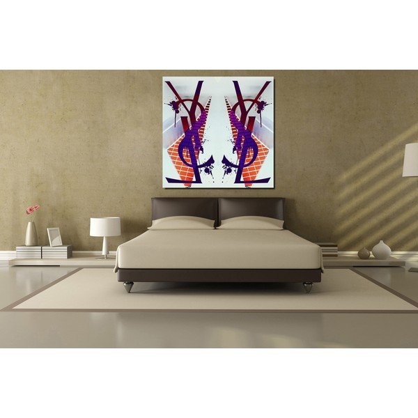 Obraz Boutique Geometric White, 91x91 cm-image-1