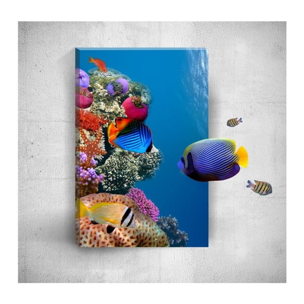 Obraz 3D Mosticx Underwater Fish, 40x60 cm