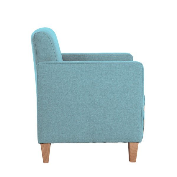 Turkusowy fotel Max Winzer Milla Aqua-image-1