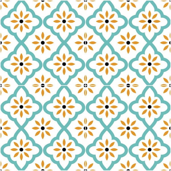 Naklejka na podłogę Ambiance Floor Sticker Marrakech, 40x40 cm