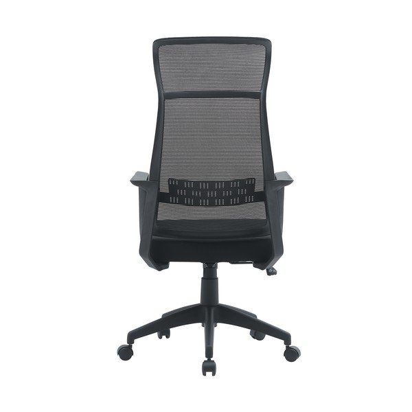 Czarne tapicerowane krzesło biurowe Hoboken – Yes Everyday-image-4