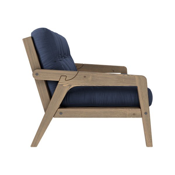 Niebieska rozkładana sofa 204 cm Grab – Karup Design-image-4