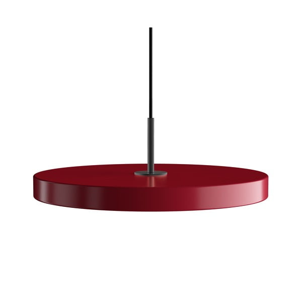 Czerwona lampa wisząca LED z metalowym kloszem ø 43 cm Asteria Medium – UMAGE