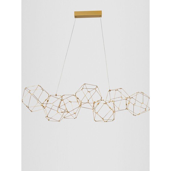 Aluminiowa lampa wisząca LED w kolorze złota Nebula – Nova Luce-image-4