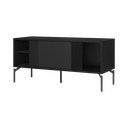 Czarna szafka pod TV 116x55x42 cm Met Mini – noo.ma