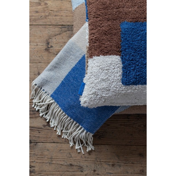 Lawendowo-beżowy koc 125x190 cm Brick – Mette Ditmer Denmark-image-2