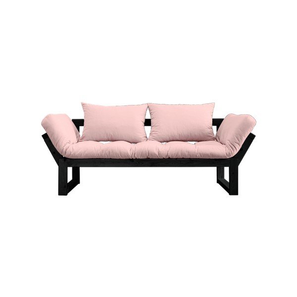 Sofa rozkładana Karup Edge Black/Pink Peonie-image-2