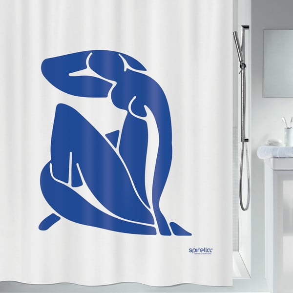 Zasłona prysznicowa 180x200 cm Thalia – Spirella-image-1
