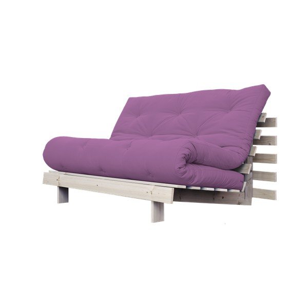 Sofa rozkładana Karup Roots Raw/Taffy Pink-image-2
