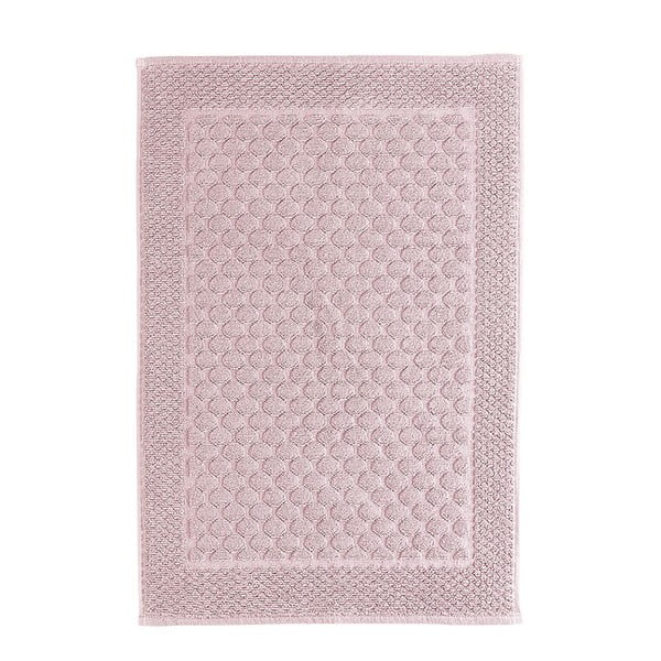 Różowy dywanik łazienkowy Bella Maison Dots, 50x70 cm