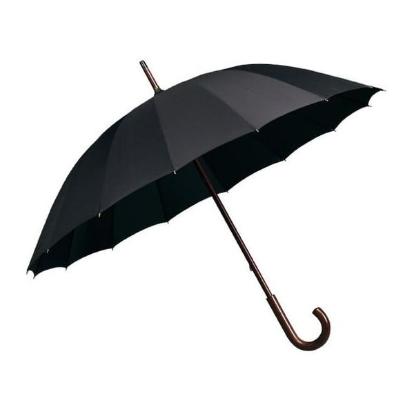 Czarny parasol Ambiance Elegance, ⌀ 102 cm