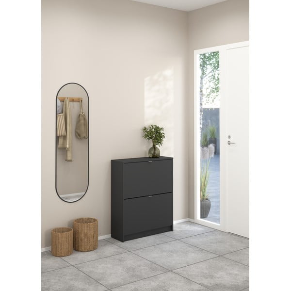 Szara uchylna szafka na buty Shoes – Tvilum-image-1