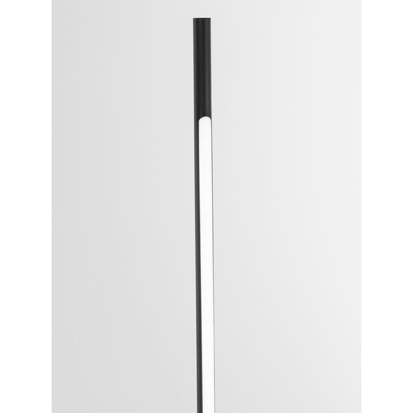 Czarna metalowa lampa stojąca LED z kloszem ze szkła akrylowego (wysokość 140 cm) Raccio – Nova Luce-image-3