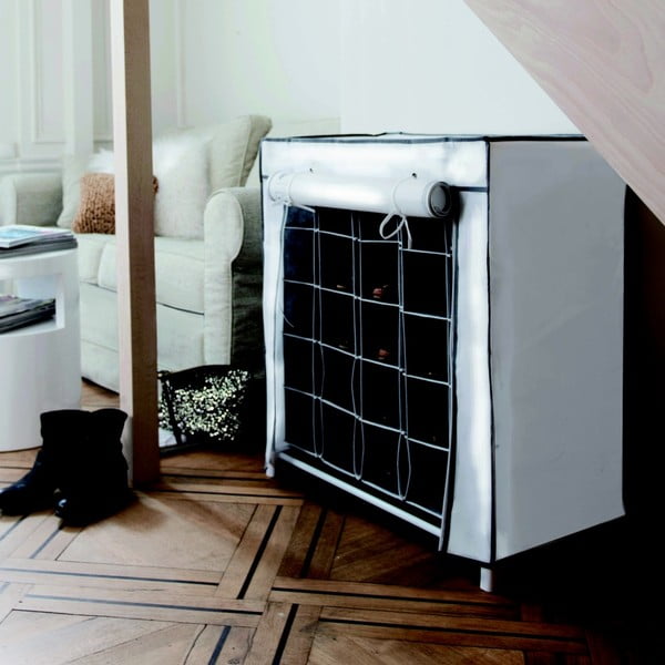 Materiałowa szafka na buty z 25 przegródkami Compactor Shoes-image-1