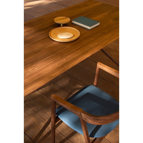 Niebieskio-brązowe krzesło Muna – Gazzda-image-4