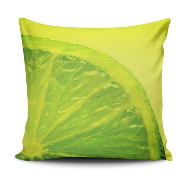Poduszka z domieszką bawełny Cushion Love Verde, 45x45 cm