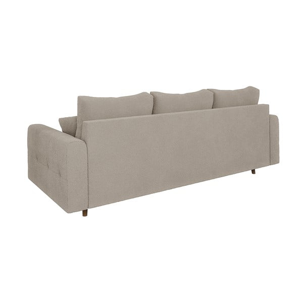 Beżowa sofa z materiału bouclé 210 cm Ariella – Ropez-image-2