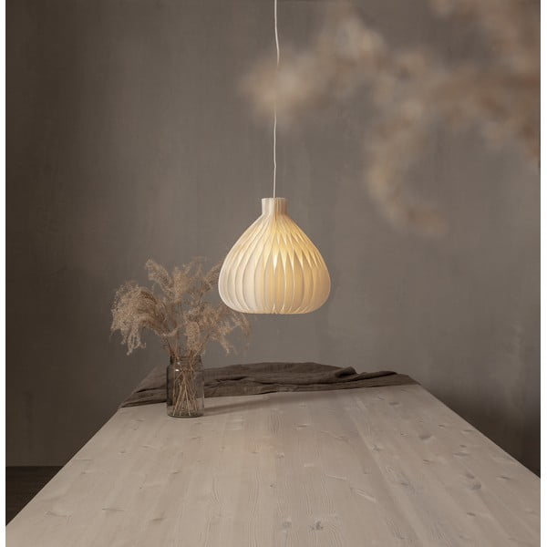 Kremowy abażur ø 28 cm Honeycomb – Star Trading-image-1