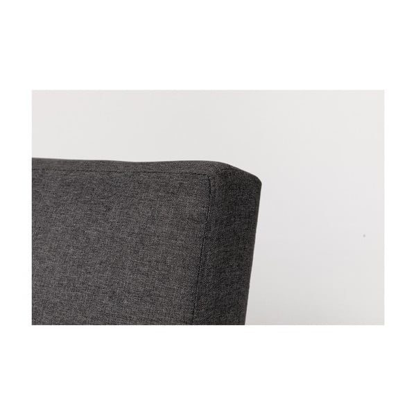 Ciemnoszara rozkładana sofa z szarymi nogami Debut Ozzie-image-3