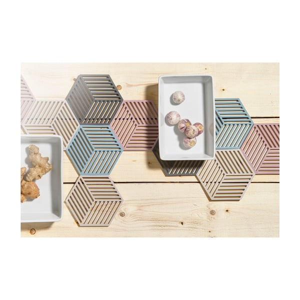 Silikonowa podkładka pod garnek 24x14 cm Hexagon − Zone-image-1