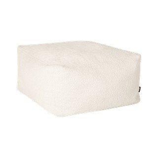 Beżowy puf z materiału bouclé Keno – noo.ma